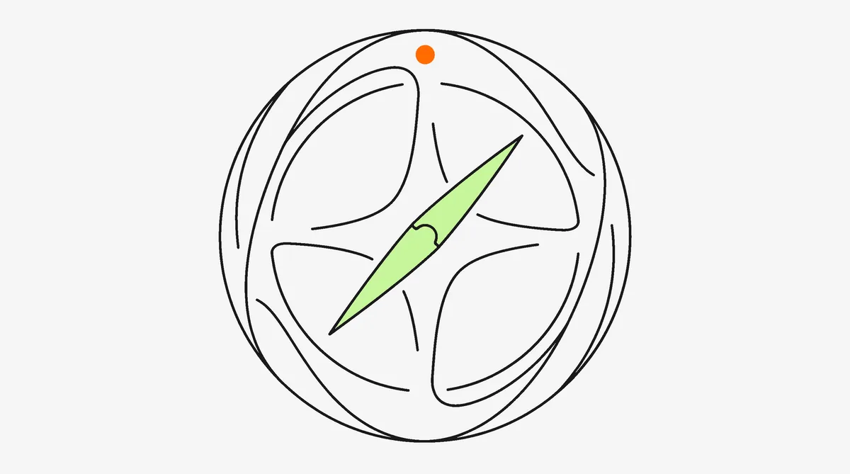 TikTok Shop affiliate marketing guide hero image — compass representing strategic navigation of the affiliate landscape