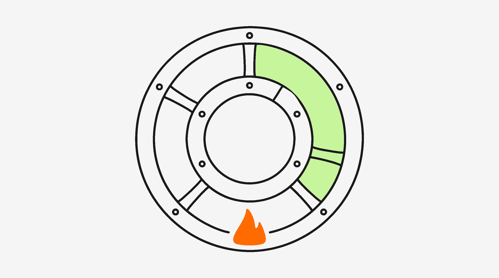 Heat shield visual for brand safety and FTC AI disclosure compliance