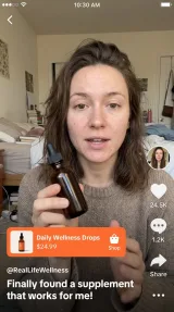 Example TikTok Shop video